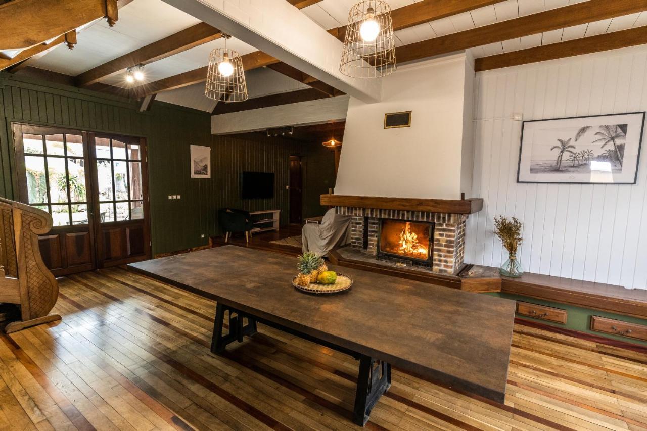 Magnifique Villa Creole Villa Ti Bout Bois Avec Cheminee Au Tevelave Les Avirons Eksteriør billede