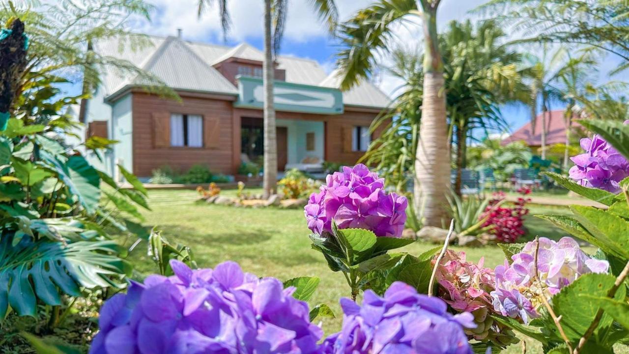 Magnifique Villa Creole Villa Ti Bout Bois Avec Cheminee Au Tevelave Les Avirons Eksteriør billede