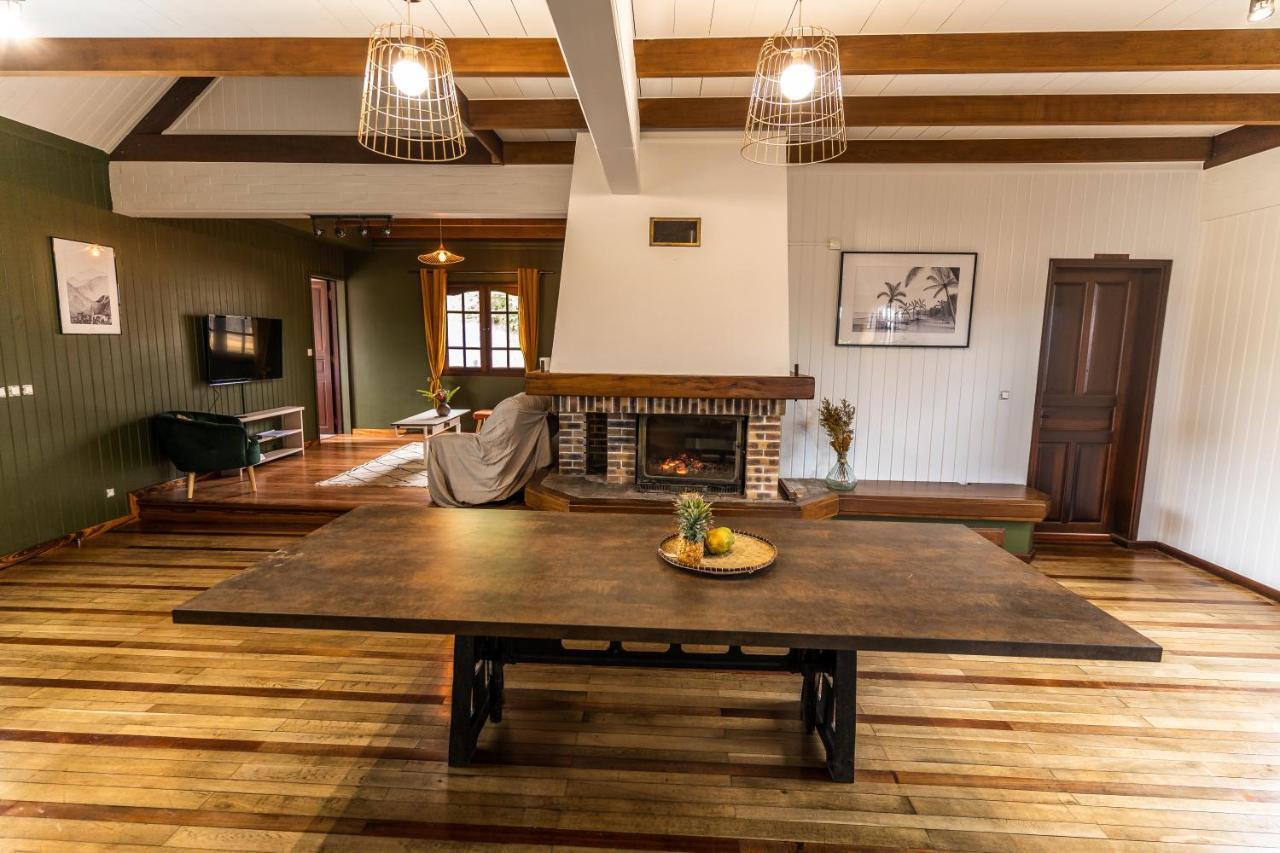 Magnifique Villa Creole Villa Ti Bout Bois Avec Cheminee Au Tevelave Les Avirons Eksteriør billede